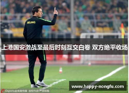 上港国安激战至最后时刻互交白卷 双方绝平收场
